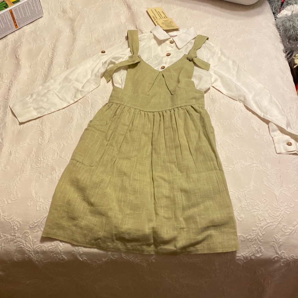 NWT Linen Dress Romper